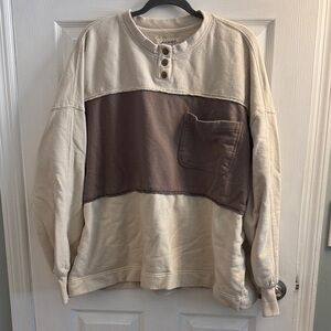 Free People Strawberry sweatshirt